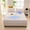 White, variant on shcqptf Waterproof Fitted Sheet 63x78.7x11.8 Inch for Mattress Protection Home Essentials