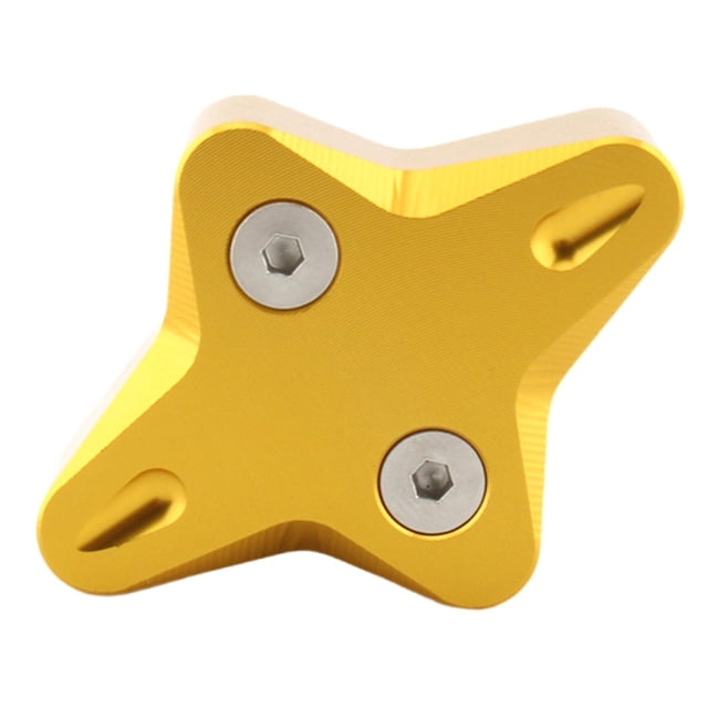 Extensión de pata de cabra de aleación de aluminio para soporte lateral de motocicleta Oro