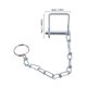 thumbnail image 2 of unbranded Pasador De Seguridad Para Remolque Color Plateado Con Cadena Para Transporte, 2 of 8