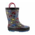 thumbnail image 2 of Northside Tractor Toddler Boys' (6-10) Rain Boot | 923103T947 Grey, 2 of 6