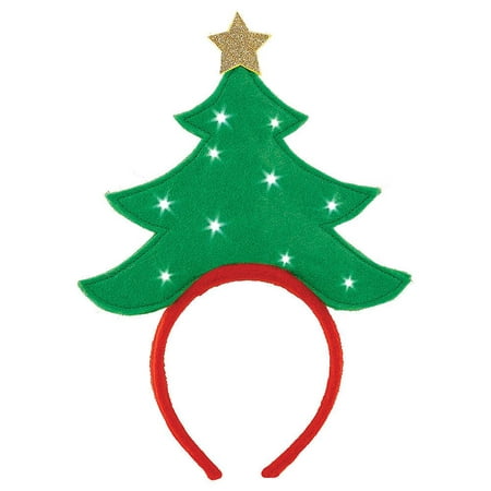 Light up Christmas Tree Headband
