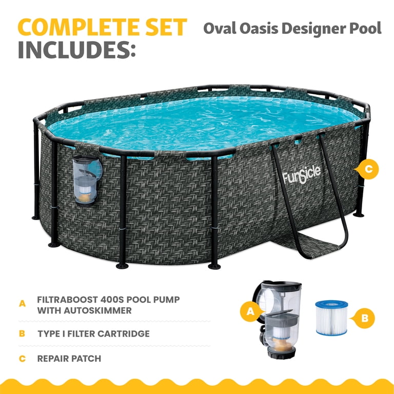 Funsicle, Above Ground Pool, 9'10