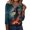 Dark Gray, variant on Halloween Shirts for Women Casual 3/4 Sleeve Crew Neck Funny Pumpkin Holiday Graphic Tee Fall Winter Loose Fit Tops,Yellow(XXL)