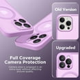 thumbnail image 6 of Magnetic for iPhone 15 Pro Max Case, [Compatible with MagSafe] [Full Camera Protection] Shockproof Protective Slim Translucent Matte Phone Case for iPhone 15 Pro Max 6.7'', Roland Purple, 6 of 15