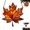 B537, variant on Maple Leaves Stained Glass Window Hanging Fall Leaves Decor Fall Leaves Acrylic Suncatcher Maple Leaf Fall Decor Autumn Leaves Stain Glass Window Hanging Fall Decorations for Home Hanging Ornament A