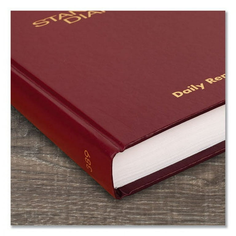 Standard Diary Daily Reminder Book, 2024 Edition, Medium/College Rule, Red Cover, (201) 8.25 x 5.75 Sheets Standard Diary Daily Reminder Book, 2024 Edition, Medium/College Rule, Red Cover, (201) 8.25 x 5.75 Sheets
