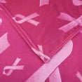 thumbnail image 7 of Cancer Ribbon Soft Plush 50x60in Blanket, 7 of 7
