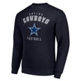thumbnail image 2 of Men's Starter Navy Dallas Cowboys Team Logo Pullover Sweatshirt, 2 of 3