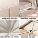 thumbnail image 5 of Apmemiss Clearance Under Bed Storage Containers, Closet Organizers and Storage Bins, Foldable Underbed Storage Bags for Blankets, Towels, Comforter, Sweaters, Pillows, Linen Sheets, Wrapping Paper, 5 of 9