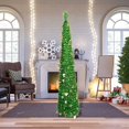 thumbnail image 7 of Artificial Christmas Tree Christmas Gold Color Round Piece Christmas Tree Tree with Bottom Stand 1.5 Meters Pet Christmas Folding Decoration Christmas Tree Ornaments, 7 of 7
