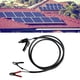 thumbnail image 5 of Cable conector de panel solar de 3,3 pies de PVC resistente al agua, conexión rápida con abrazaderas de batería para sistema de energía solar, batería solar, 5 of 10