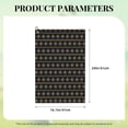 thumbnail image 4 of Kdxio Mardi Gras Fleur de Lis Pattern Golf Towel (24" X 16") with Carabiner Clip - The Convenient Golf Cleaning Towel, 4 of 8