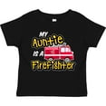 thumbnail image 3 of Inktastic My Auntie is a Firefighter with Fire Truck Boys or Girls Toddler T-Shirt, 3 of 5
