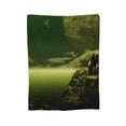 thumbnail image 1 of Super Soft Anti-Pilling Flannel Bed Blankets, Sci-fi Castle Cozy Fluffy Warm All Seasons Throw Blanket for Sofa Bedding, 40"x30", 1 of 8