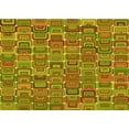 thumbnail image 1 of Ahgly Company Machine Washable Indoor Rectangle Transitional Pistachio Green Area Rugs, 2' x 4', 1 of 7