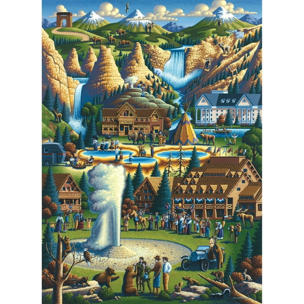 Masterpieces Yellowstone 1000 Piece Puzzle Walmart Com