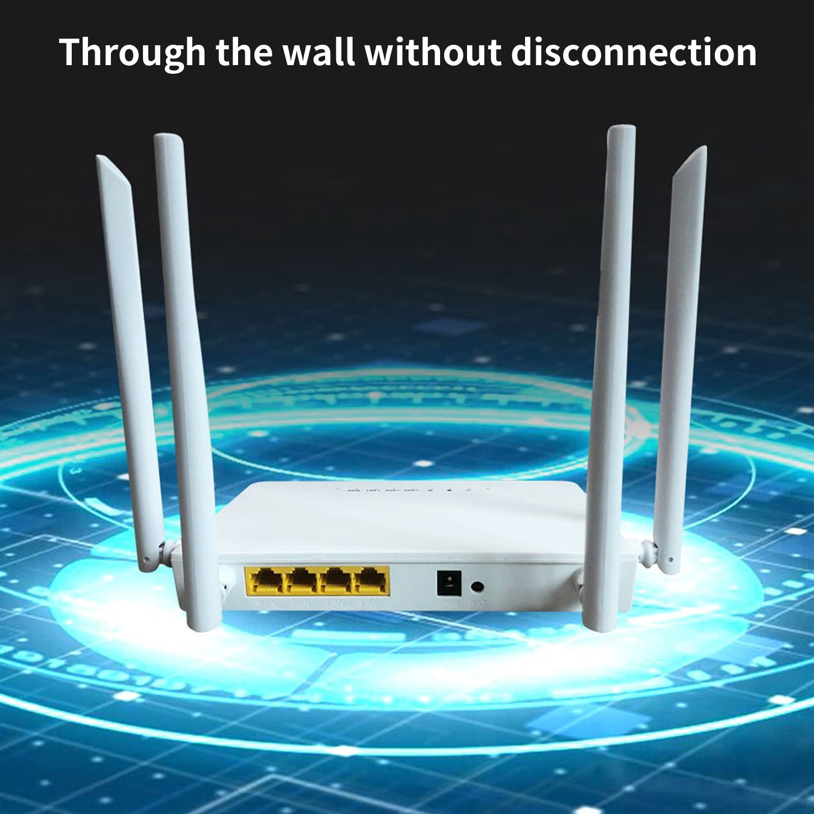 Staron under $5! Wireless Router, 300Mbps WiFi Router with Wall Penetration, Home Network Router for Secure Internet Connection