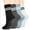 Black/Gray/Blue/White, variant on 4 Pairs Non Slip Grip Socks for Women, Non Skid Anti Slip Grippy Socks with Gripper for Men Women for Yoga Pilates Hospital