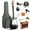 Black, variant on ADM Electric Guitar Solid-Wood Body 39" Beginner Guitar Kit with Amplifier, Bag, Strap, String, Tuner, Cable, Picks and Free Lesson, Black