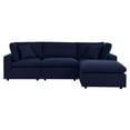 thumbnail image 2 of Commix 4-Piece Sunbrella Outdoor Patio Sectional Sofa-EEI-5581, 2 of 3