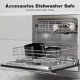 thumbnail image 5 of Casabay 6 Quart Air Fryer with Viewing Window, Square Design, 12-in-1 Functionality for Frying, Baking, Roasting, Digital Touchscreen Display, Gray, 5 of 7