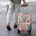 thumbnail image 3 of Pioneer Flower Floral Print Pattern Luggage Cover Fashion Suitcase Cover Baggage Covers Fit 25-28 Inch Luggage (Go Travel), 3 of 5