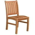 7 Piece Teak Wood Outdoor Patio Dining Set including 59