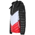 thumbnail image 5 of Men's Heavyweight Quilted Hooded Puffer Bubble Jacket (Sizes, S to 2XL), 5 of 8