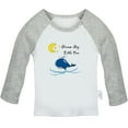 thumbnail image 2 of iDzn Dream Big Little One Funny T shirt For Baby, Newborn Babies T-shirts, Infant Tops, 0-24M Kids Graphic Tees Clothing (Long Gray Raglan T-shirt, 12-18 Months), 2 of 5