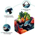 thumbnail image 3 of Fish Large Capacity Reusable Oxford Cloth Grocery Basket - Foldable Shopping Bag for Picnics & Shopping, 3 of 7