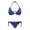 Blue Leopard Print, variant on Lemon Printed Two Piece Bikini Set Sexy Backless Swimwear for Women Quick Dry Adjustable Halter Beach, Pool, Vacation Essential