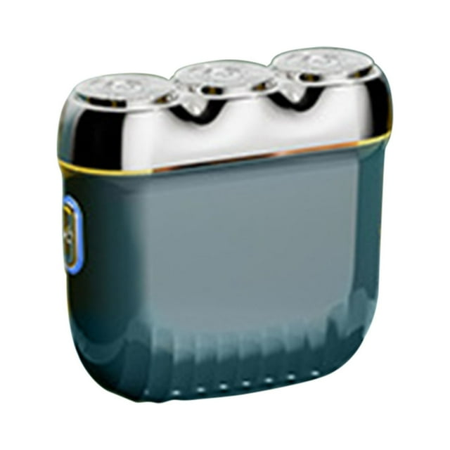 Pompotops Rasoir Électrique Lavable Rechargeable USB, Mini Rasoir de Voyage Portable pour Hommes, Cadeau d'Anniversaire et de Vacances, Offres de Liquidation