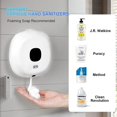 thumbnail image 3 of Dispensador de jabón automático de 3 niveles ajustable de 250 ml Dispensador de jabón montado en la pared Dispensador de jabón de espuma eléctrico para, 3 of 4