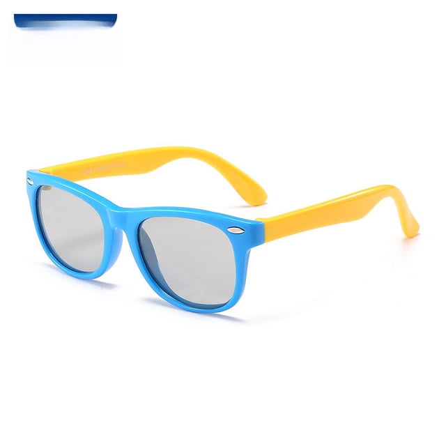 Gafas de sol polarizadas que cambian de color para niños y niñas, gafas de sol con protección UV para bebés, gafas de sol de moda B802