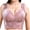 Pink, variant on Ozmmyan Wirefree Bras for Women ,Plus Size Front Closure Lace Bra Wirefreee Extra-Elastic Bra Adjustable Shoulder Straps Sports Bras 38D-46D, Summer