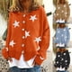 thumbnail image 2 of Suéter de otoño e invierno de Europa y Estados Unidos, cárdigan de punto para mujer, chaqueta de un solo pecho con estrella de cinco puntas, 2 of 6