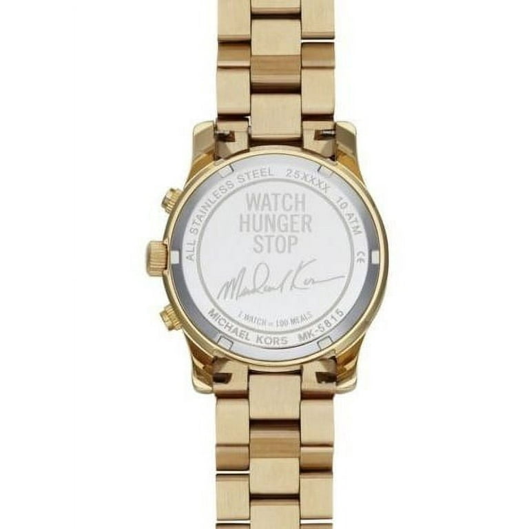 Free Shipping! Michael Kors Women's Hunger Stop MK5815 Gold Free Shipping! Michael Kors Women's Hunger Stop MK5815 Gold