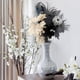 thumbnail image 1 of Simulación de Calabaza Blanca y Gris, Rama de Hoja de Arce, Arreglo Floral de Hojas Otoñales, Decoración para Halloween, Acción de Gracias, Hogar, Cocina, Mesa., 1 of 6