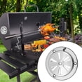 thumbnail image 4 of 2 Pack BBQ Smoker Air Vent Set, 95mm Stainless Steel Grill Damper for Increased Airflow, Replacement Parts for Grill, Stove and Smoker, 4 of 7