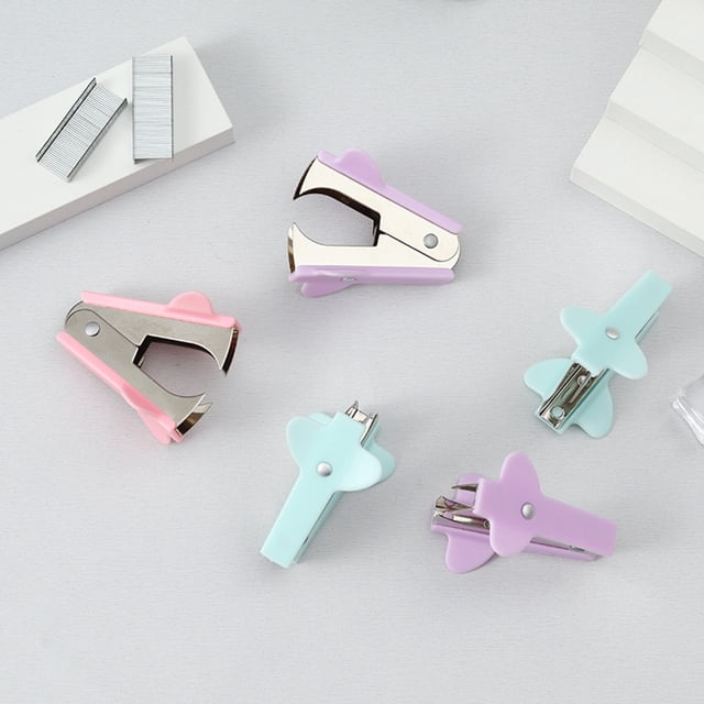 Plastic Nail Art Mini Nail Remover Tool Macaron Color Energy-saving Nail Puller Financial Office Portable Nail Remover