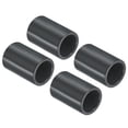 thumbnail image 1 of Unique Bargains Raccord de Tuyau en Uvc 18mm, Lot de 4 Raccords Droits, Gris Foncé, 1 of 5