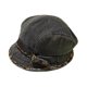 thumbnail image 2 of Sombrero de pescador para mujer, moderno sombrero de primavera para acampar, andar en bicicleta, viajar y caminar. Gris negro, 2 of 9