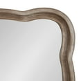 thumbnail image 4 of Uniek Kate And Laurel Hatherleigh Scalloped Mirror, 38"H x 23-1/2"W x 1-3/4"D, Rustic Brown, 4 of 5