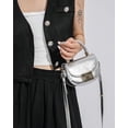 thumbnail image 3 of Kukuzhu Mini Hobo Bag Tote Bag Women Shiny Elegant Chic Casual Crossbody Bag, 3 of 5