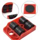 thumbnail image 2 of 4 Pcs Moves Furniture Tool Transport Shifter Moving Wheel Slider Remover Roller Heavy, 2 of 5