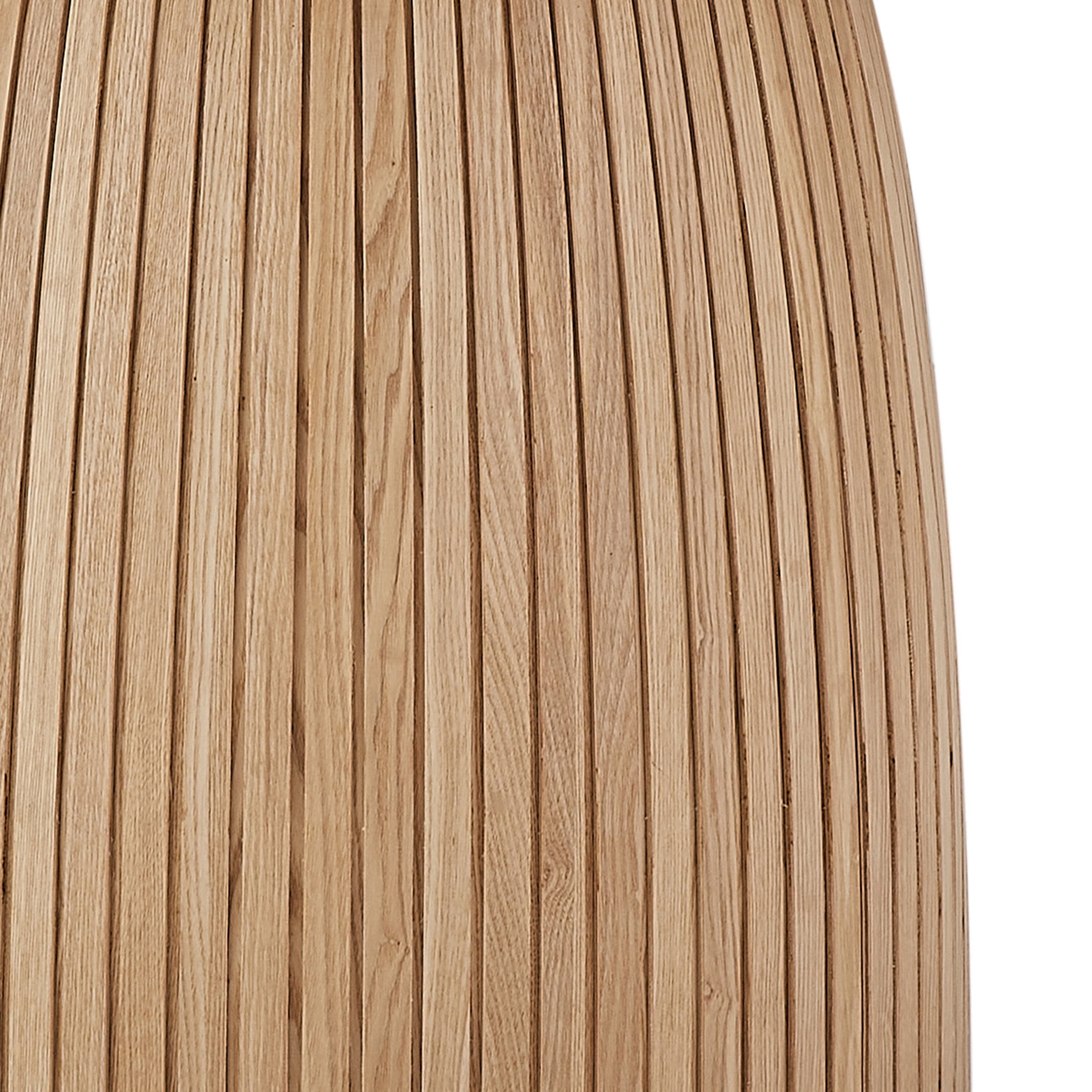 Noble House 47.24" Round Dining Table, MDF Wood T-Base Pedestal, Easy-Clean Modern Top, for Kitchen, Dining Room, Oak