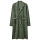 thumbnail image 1 of Batas de moda para hombre, manga larga, cuello en V, informales, regulares, lisas, para dormir, bata para mujer, blusa de poliéster, 1 of 2