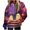 Z6-Multicolor-warm halloween hoodie, variant on Frostluinai Spooky Season Womens Hoodie Halloween Ghosts Print Flannel Hooded Sweatshirts Warm Fuzzy Fluffy Fall Winter Pullover with Pockets S-XXL