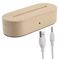 thumbnail image 4 of Miangastore Light Display Base Wooden LED Display Base LED Display Stand for Crystal Light, 4 of 8