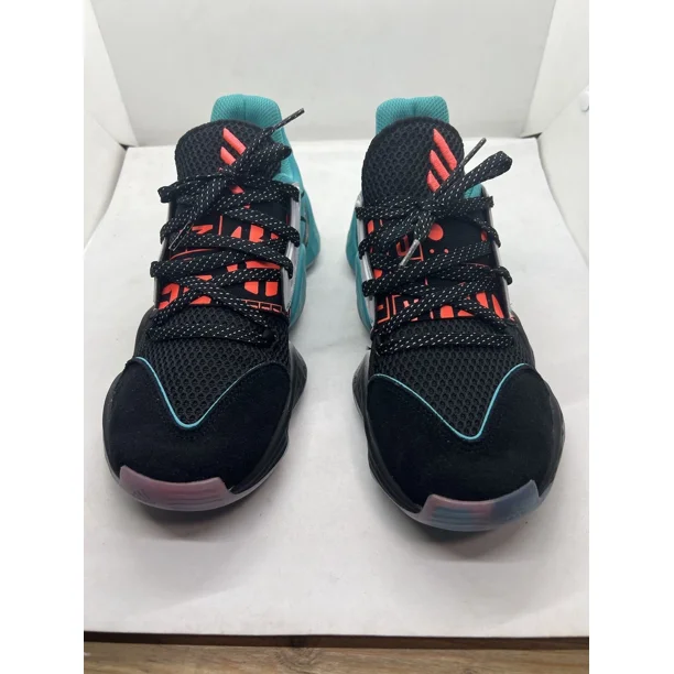 Adi-das Harden Vol 4 Geek Up Mens Sneakers US Sz 6.5 Aqua Black FW4340